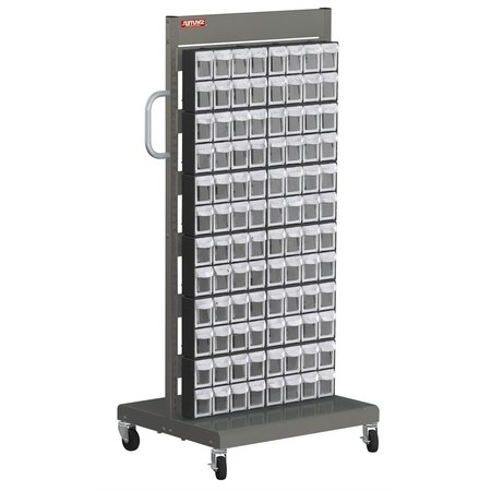 LDS INDUSTRIES Mobile Parts Cart - Flip Out Bin, 96 Bins 1010542